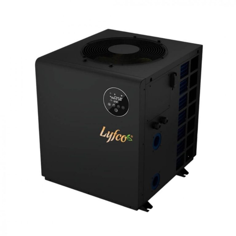 pool – Poolvärmepump 17 kW Vertikal Inverter | WiFi, Panasonic-kompressor, Låg ljudnivå | Lyfco