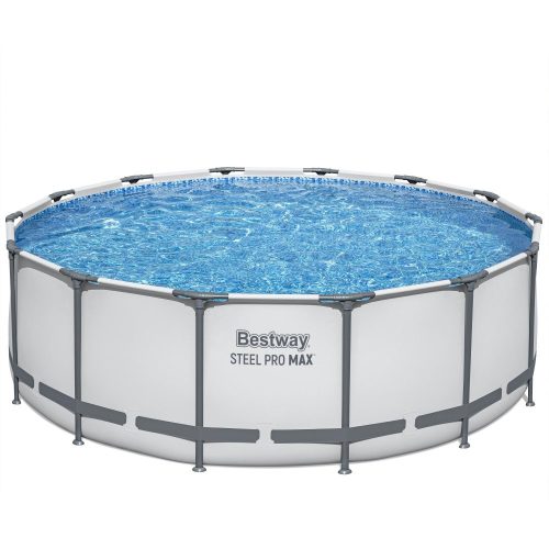 Bestway pool ovan mark Ø4,27m - 122cm djup | Steel Pro MAX (5612X) pool – Bestway pool ovan mark Ø4,27m - 122cm djup | Steel Pro MAX (5612X)