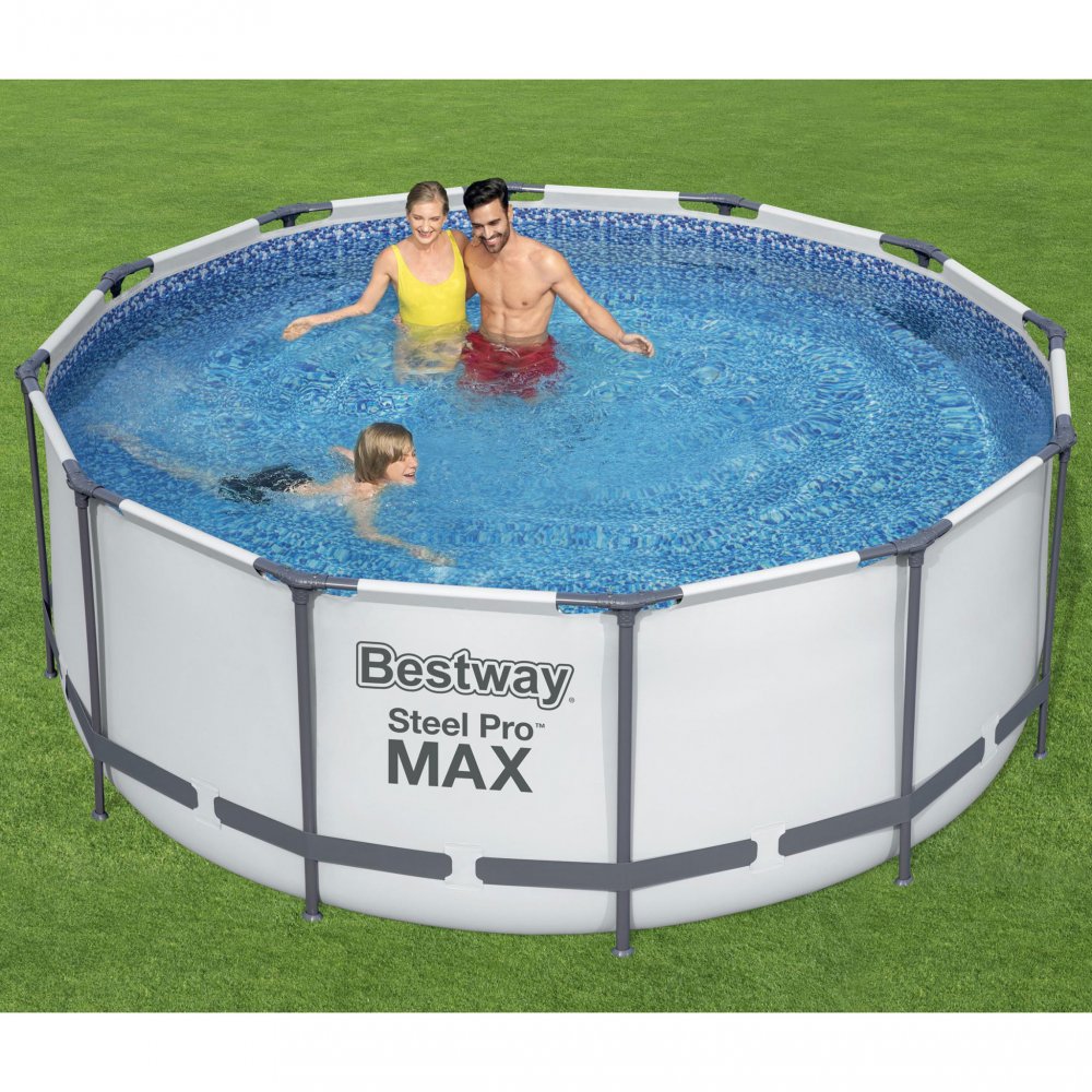 Bestway pool ovan mark Ø3,6m - 122cm djup | Steel Pro MAX (56420) pool – Bestway pool ovan mark Ø3,6m - 122cm djup | Steel Pro MAX (56420)