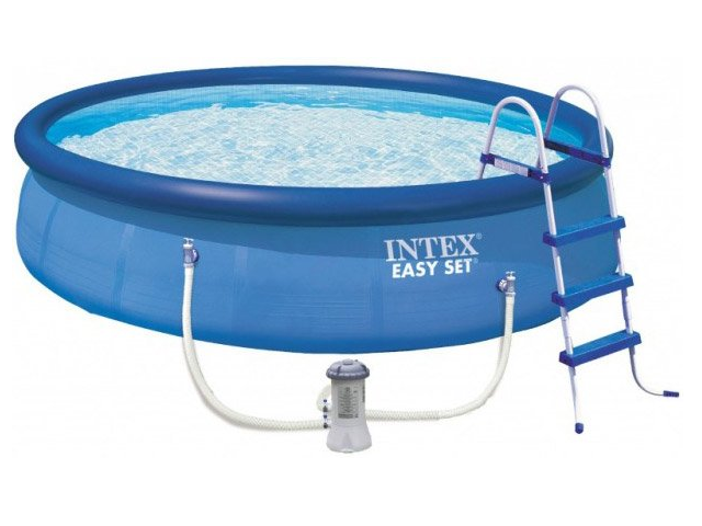 INTEX Easy Set 26166NP - 457 x 107 cm - Inkl. Pumpe, Stige, Cover & Underlag 12.430 L pool – INTEX Easy Set 26166NP - 457 x 107 cm - Inkl. Pumpe, Stige, Cover & Underlag 12.430 L