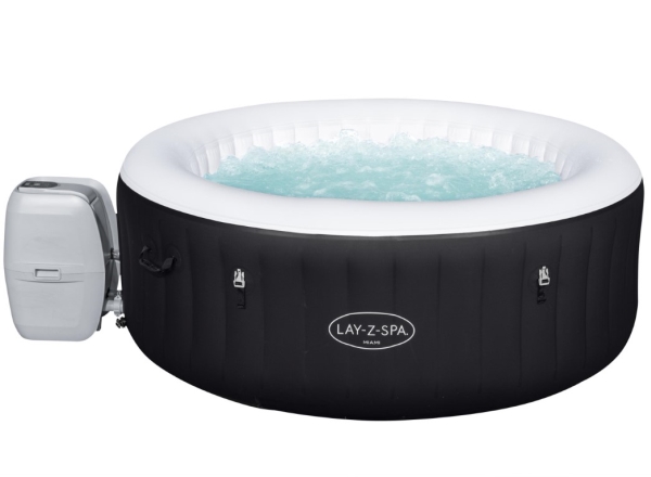 pool – Bestway 60001, Sort, Grå, Hvid, 669 L, Rund, 4 person(er), 40 °C, 2 °C/t