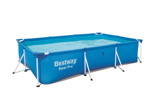 Bestway Steel Pro 56404 / 23, 3300 l, Pool med ram, Barn och vuxen, Blå, 15 kg pool – Bestway Steel Pro 56404 / 23, 3300 l, Pool med ram, Barn och vuxen, Blå, 15 kg