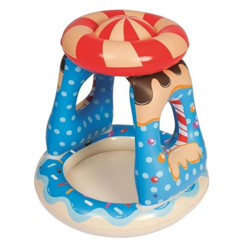 Bestway Candyville Toddler Inflatable Paddling Pool with Sunshade Bestway Candyville Toddler Inflatable Paddling Pool with Sunshade