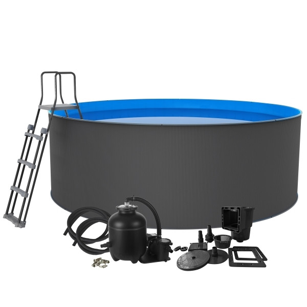 Santorini Pool XL Round Ø360 x 120 cm 10.800 L pool – Santorini Pool XL Round Ø360 x 120 cm 10.800 L
