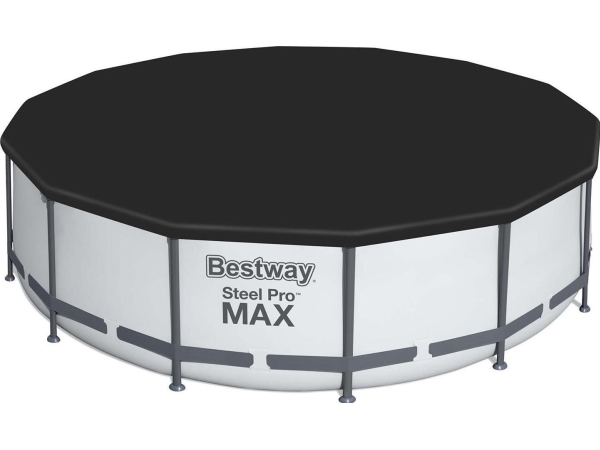 Bestway 56950, 13030 l, Pool med ram, Stege, Blå, 54 kg pool – Bestway 56950, 13030 l, Pool med ram, Stege, Blå, 54 kg
