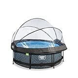 EXIT Pool ø244x76cm med tak och filterpump pool – EXIT Pool ø244x76cm med tak och filterpump