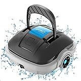 Wybot batteripoolrobot, 100 minuters autonom pooldammsugare, automatisk parkering, två vatteninlopp, automatisk poolrengörare för pooler under 80 kvadratmeter pool – Wybot batteripoolrobot, 100 minuters autonom pooldammsugare, automatisk parkering, två vatten