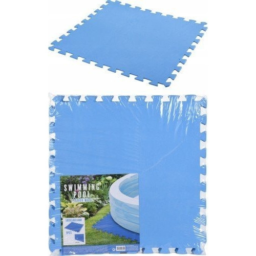 Koopman badbassängmatta i skum underlag blå 50x50 cm 9 st. filterpump – Koopman badbassängmatta i skum underlag blå 50x50 cm 9 st.