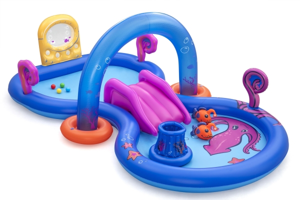 pool – Bestway 53167, Uppblåsbart lekcenter, 2 År, Polyvinylklorid (PVC), Multifärg