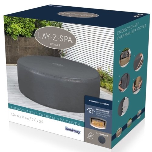 Bestway 60318 / 23, Spaskydd, Bestway, Grå, 1960 mm, 1960 mm, 710 mm pool – Bestway 60318 / 23, Spaskydd, Bestway, Grå, 1960 mm, 1960 mm, 710 mm
