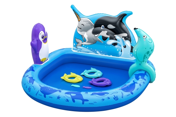 pool – Bestway 53156, Uppblåsbart lekcenter, 2 År, Polyvinylklorid (PVC), Blå