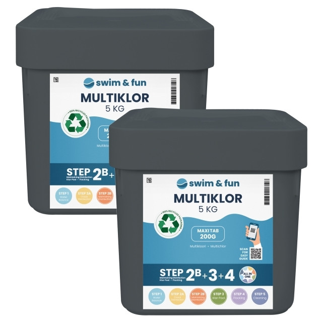 MultiKlor Maxi Tab 200 g, 2 x 5 kg pool – MultiKlor Maxi Tab 200 g, 2 x 5 kg