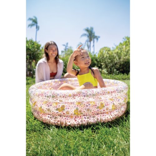 pool – Uppblåsbar pool, plaskdamm för barn FLOWERS 86x25 cm INTEX 58427