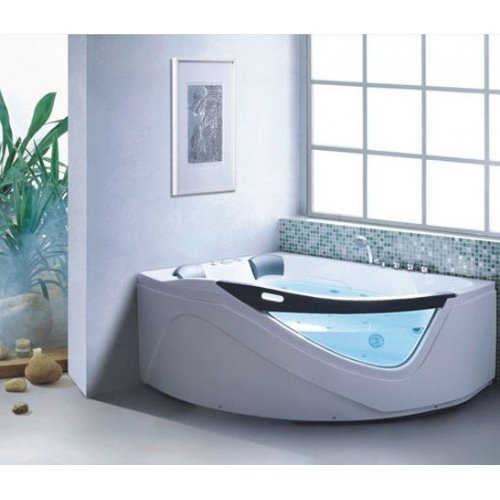 bubbelbadkar – Bubbelbadkar June | 168x148x70cm | Stilren design | Vit