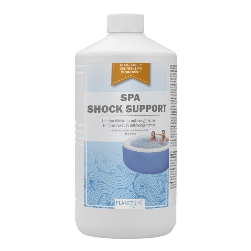 Planet Spa Shock Support Desinfektionsmedel mot mikroorganismer, 1 l