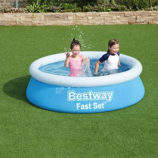 pool – Bestway uppblåsbar/fast pool Fast Set 183 cm (57392)